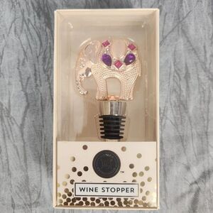 Modern Expressions Jeweled Elephant Wine Stopper